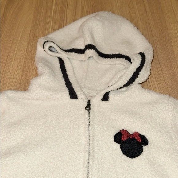 Barefoot Dreams CozyChic Classic Disney Minnie Mouse Zip Hoodie Small - Picture 5 of 12
